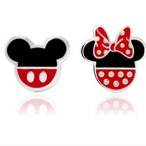 Mickey and Minnie Mismatched earrings,  New